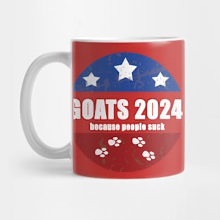 Vote Goats 2024  Election Tshirt Mug